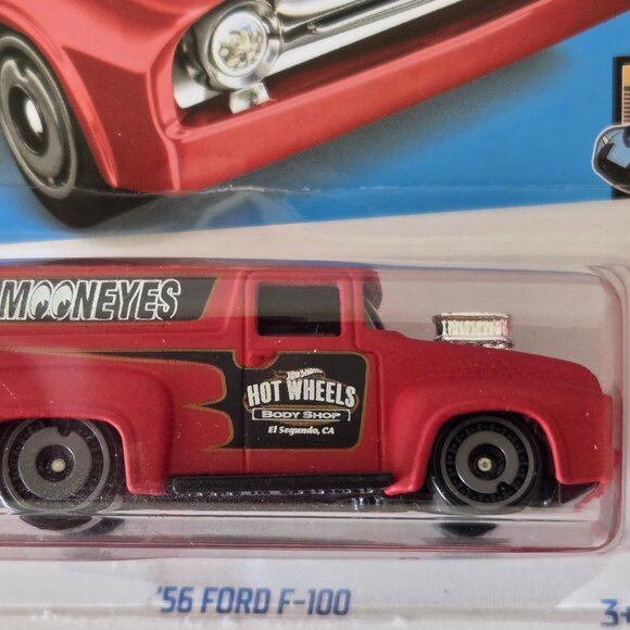 2021 HOT WHEELS, '56 FORD F-100, MINT IN THE PACKAGE!!! - Picture 2 of 3